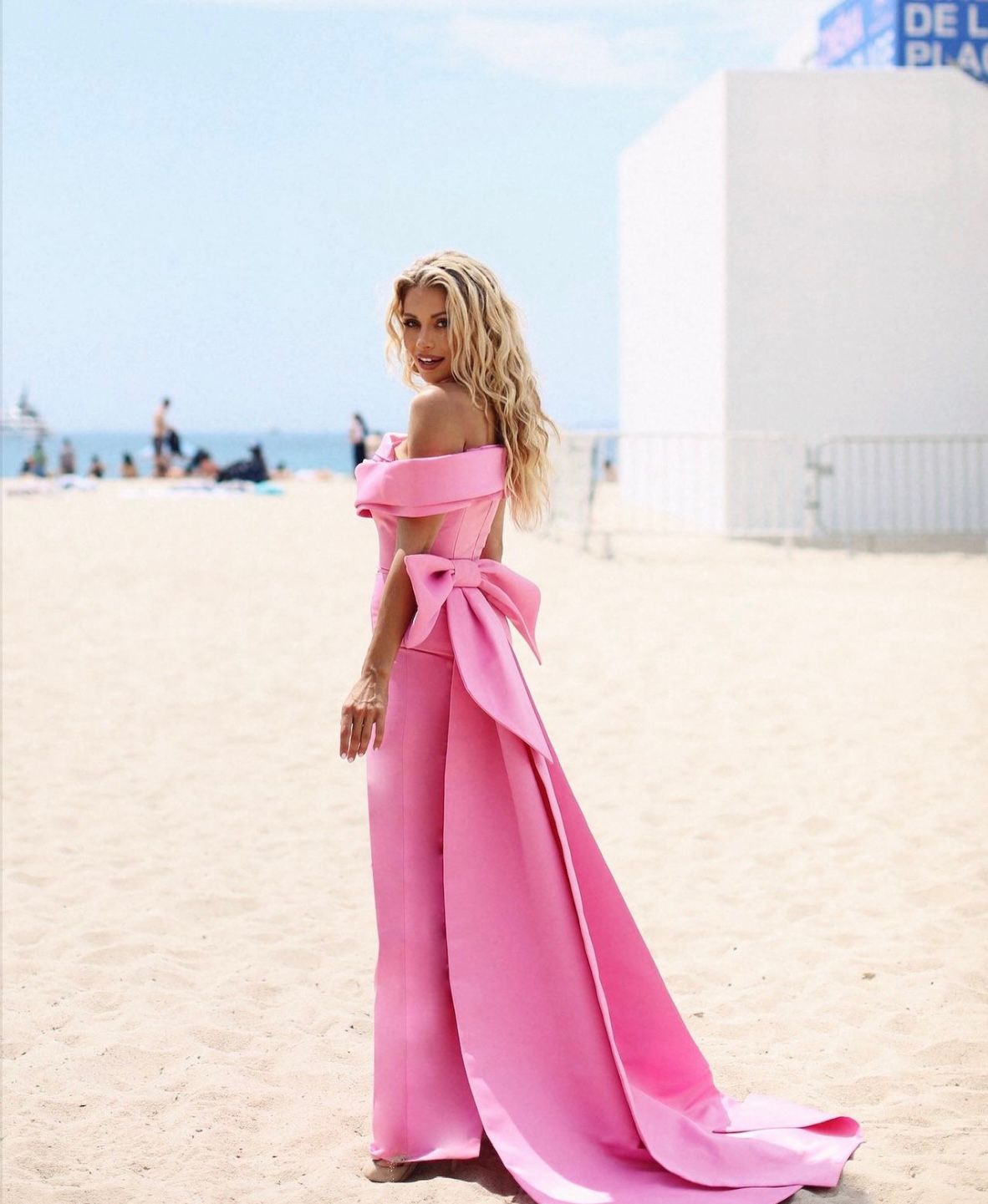 NOUR FATHALLAH PINK DRESS
