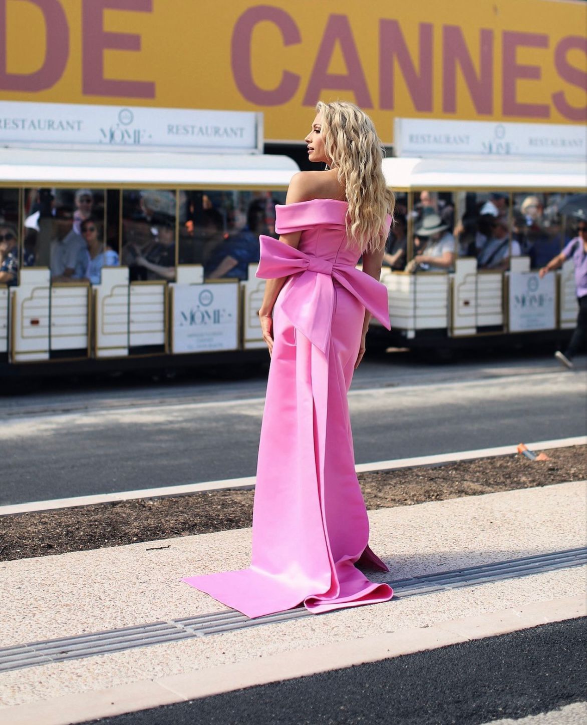 NOUR FATHALLAH PINK DRESS